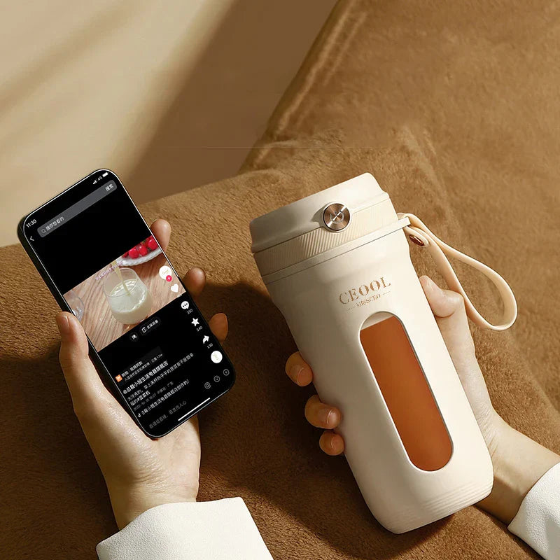 Licuadora Portátil USB 10 Cuchillas — Smoothies en Cualquier Lugar