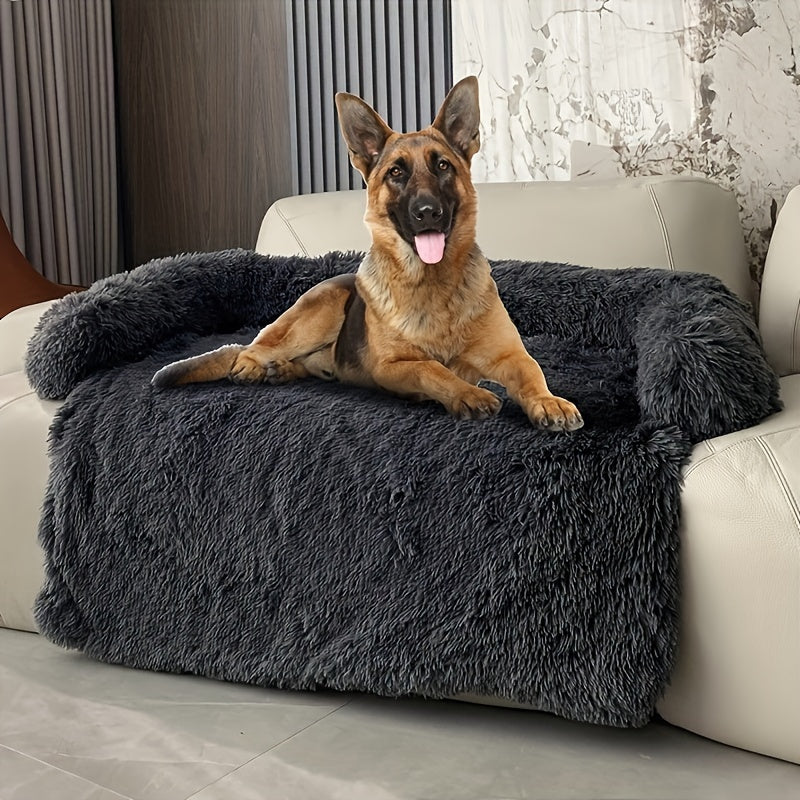 Sofá Cama Premium para Mascotas — Cojín Cervical y Descanso Total