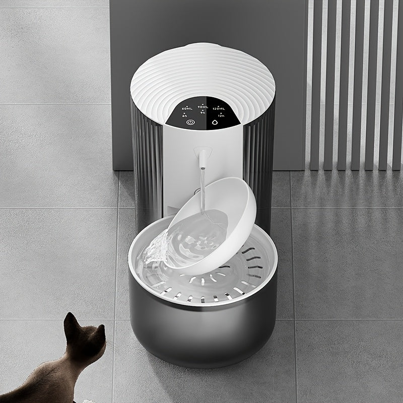 Fuente de Agua Inteligente para Gatos — 3L, USB y Batería Recargable