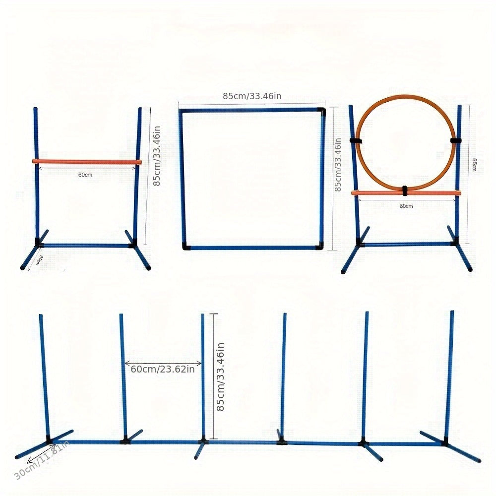 Set de Agilidad para Perros — Entrenamiento en Casa y Uso Profesional