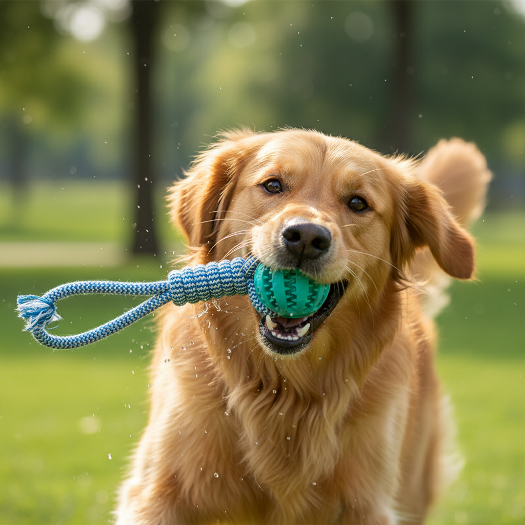 Perro jugando